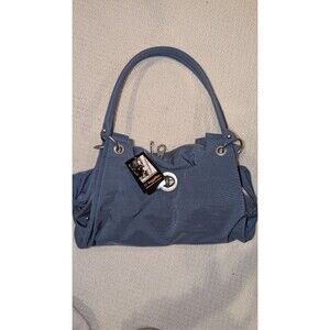 Baggallini Nylon Shoulder Bag Turnlock Stud Details